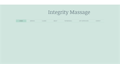Desktop Screenshot of integritymassages.com